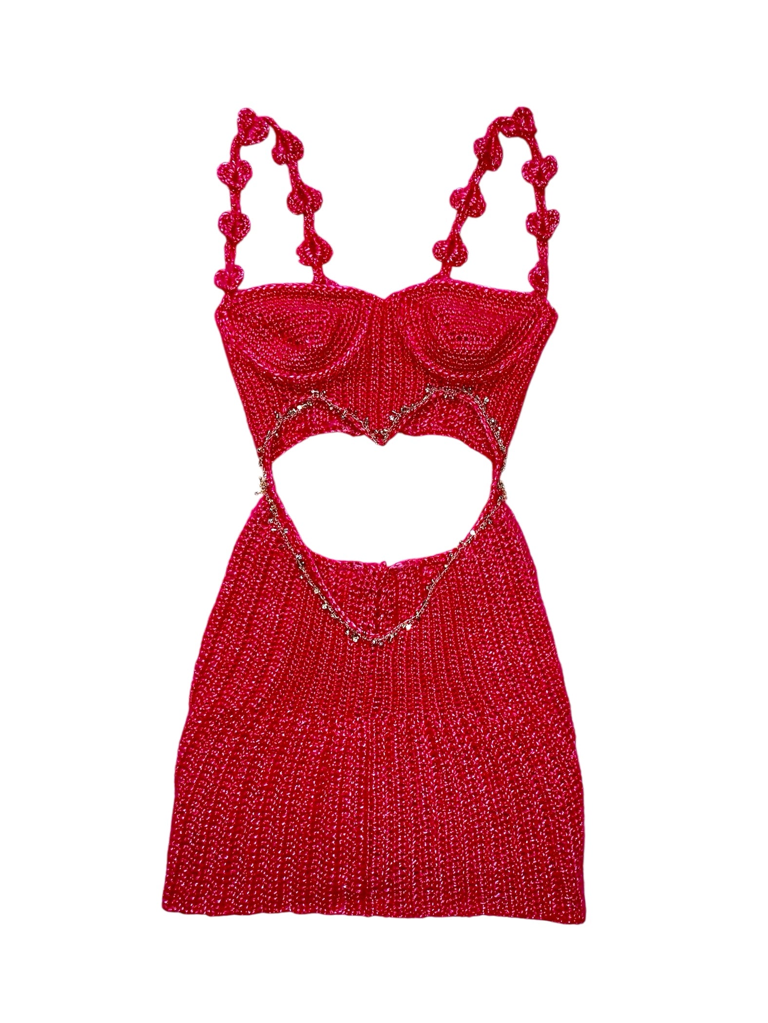 Cora Crochet Heart Dress XL / D Cup Cora Crochet Heart Dress XL / D Cup