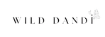 Brand name 'WILD DANDI' with a butterfly logo on a white background