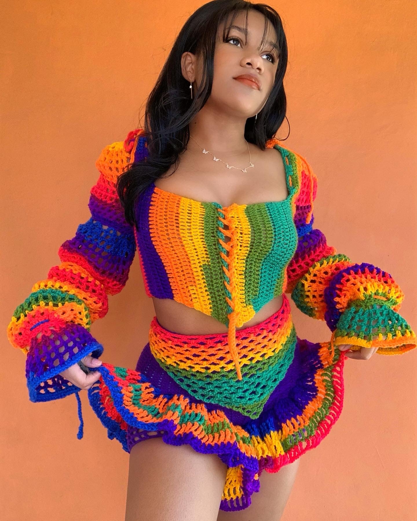 Shorts de crochê de Cocobel