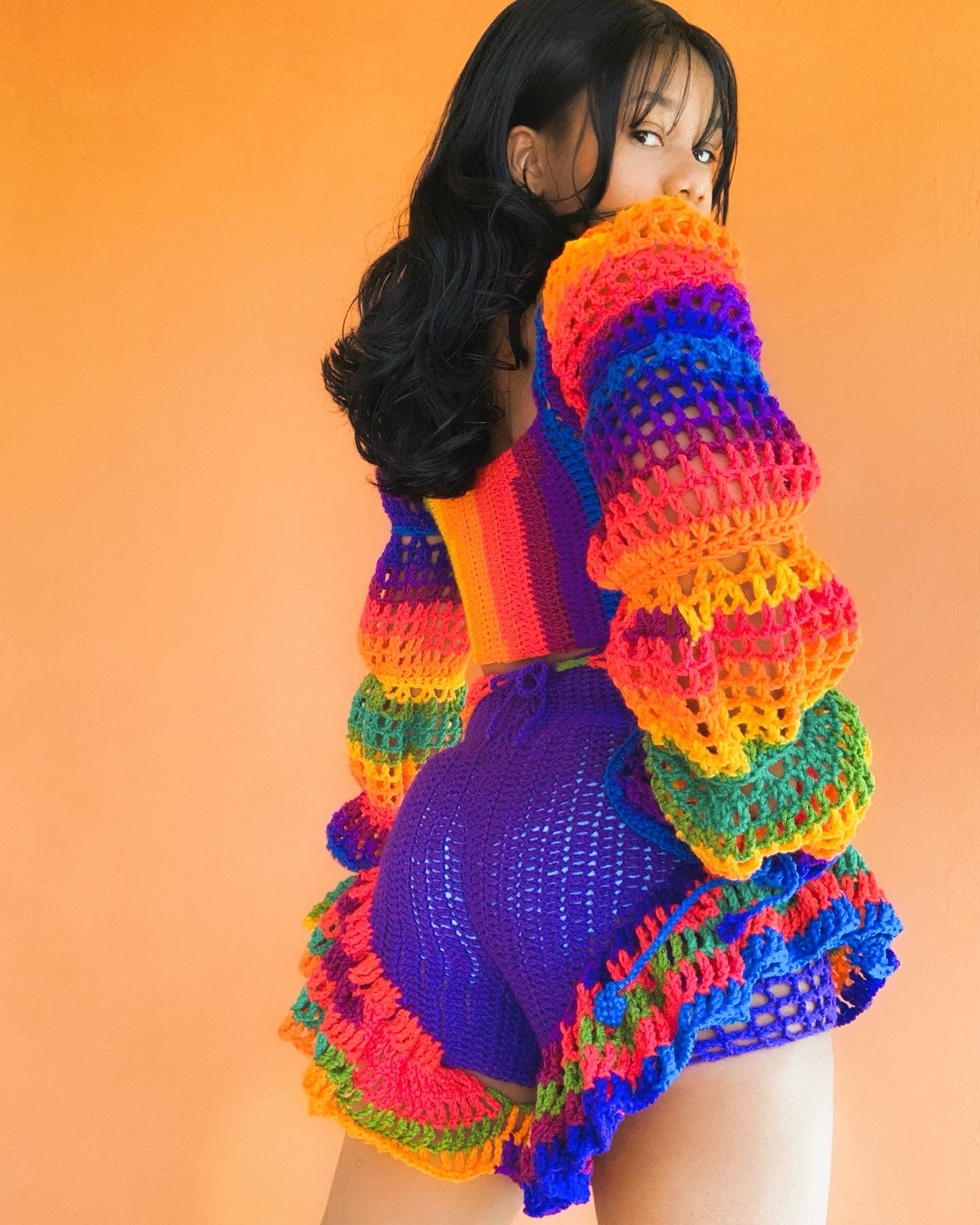 Shorts de crochê de Cocobel