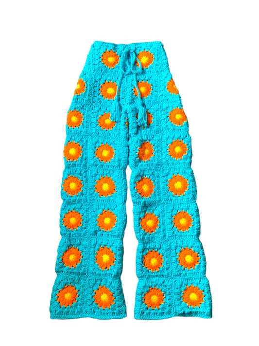Granny Square Crochet Pants