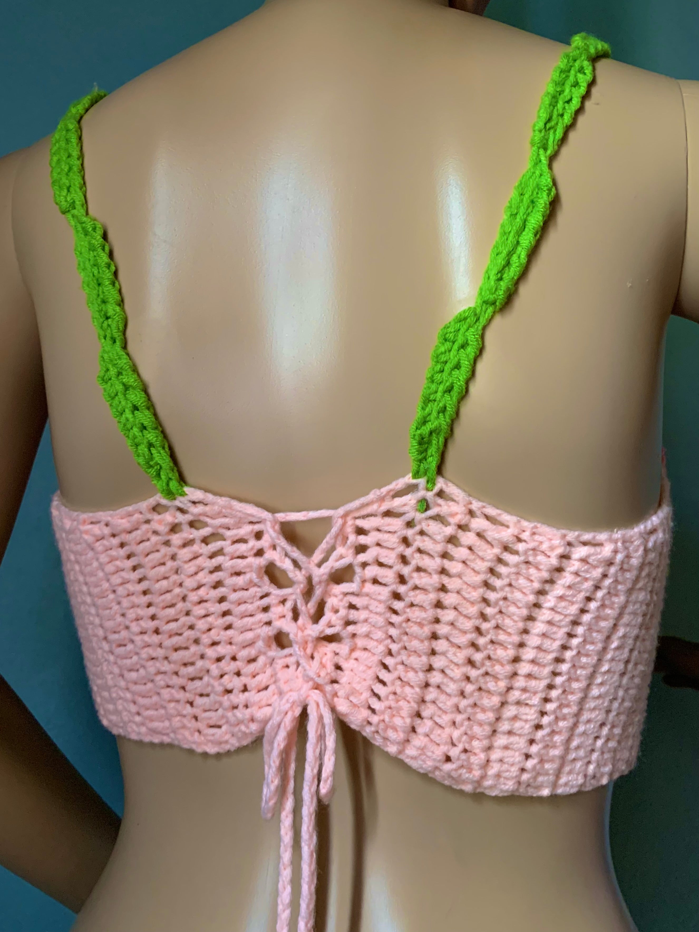 READY TO SHIP Tulip Crochet Top