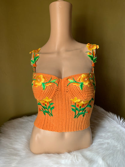 Top Gardenia Crochet