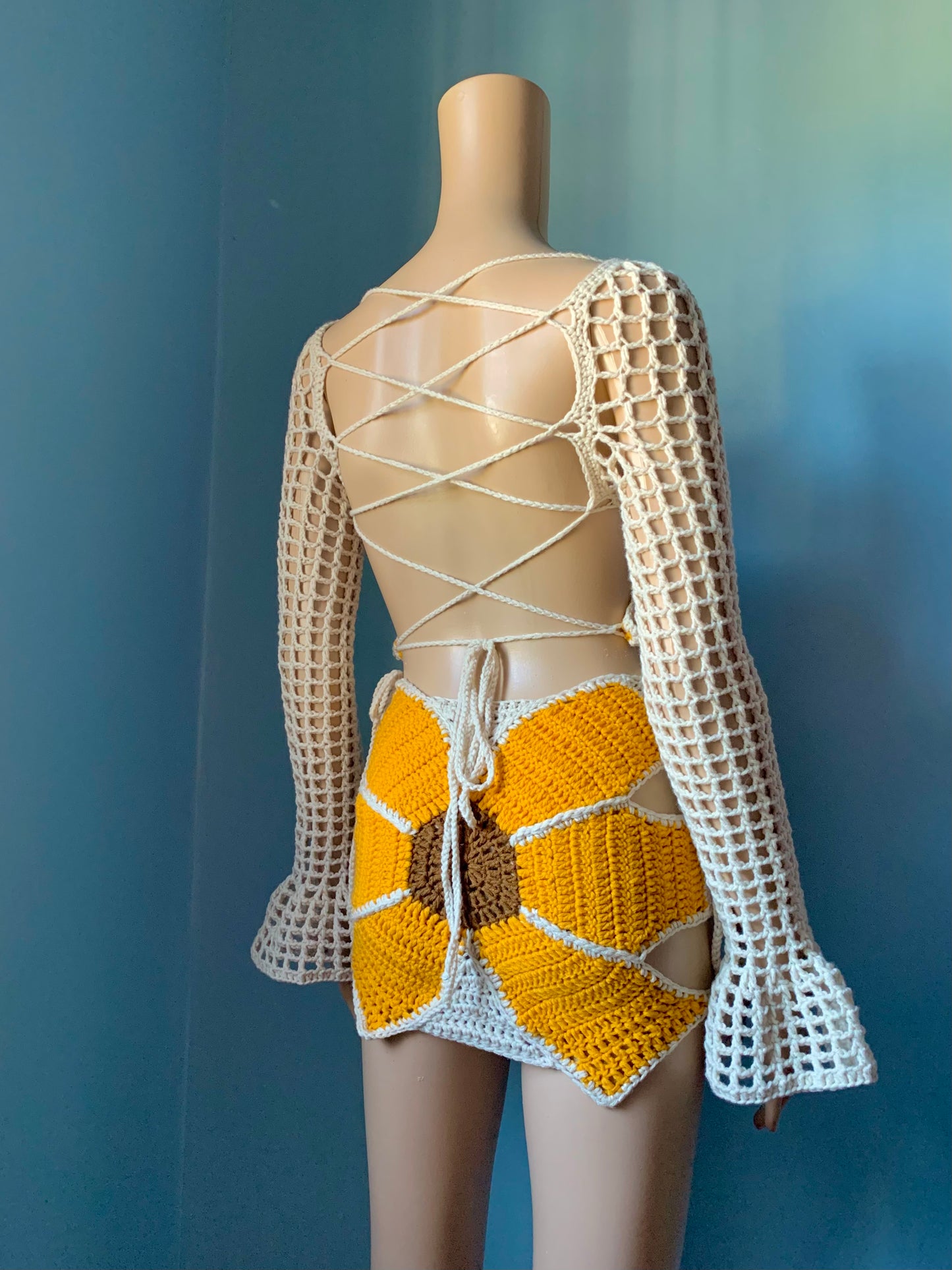 Bloom Crochet Skirt