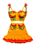 Gardenia Crochet Skirt Set