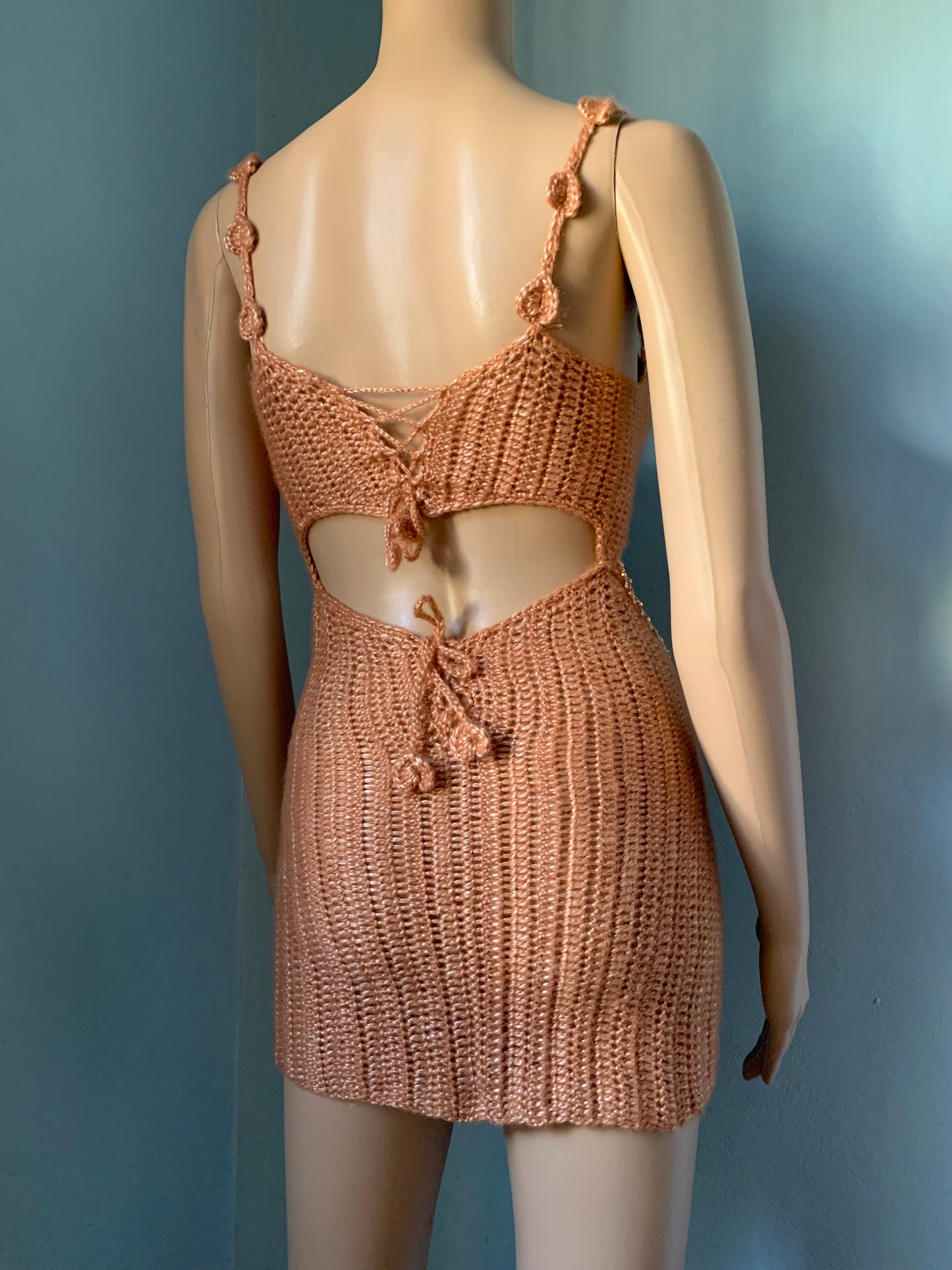 Cora Crochet Heart Dress