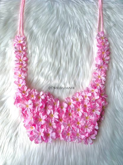 Sakura Flower Top With Knitted Base
