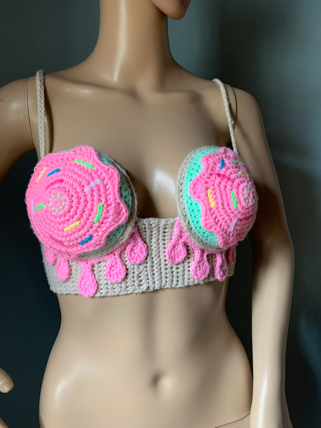 Donut all'uncinetto Bustier