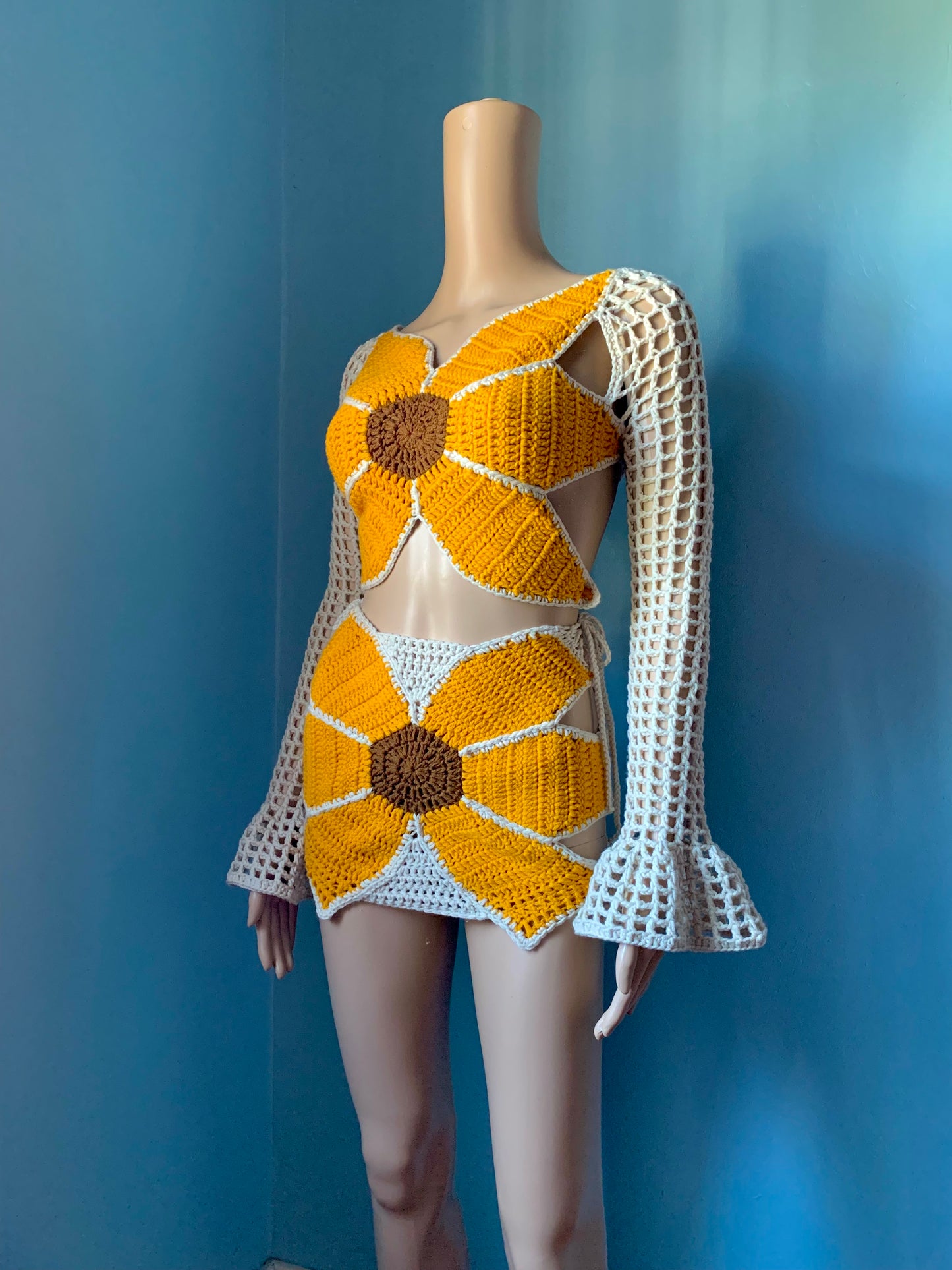 Bloom Crochet Skirt