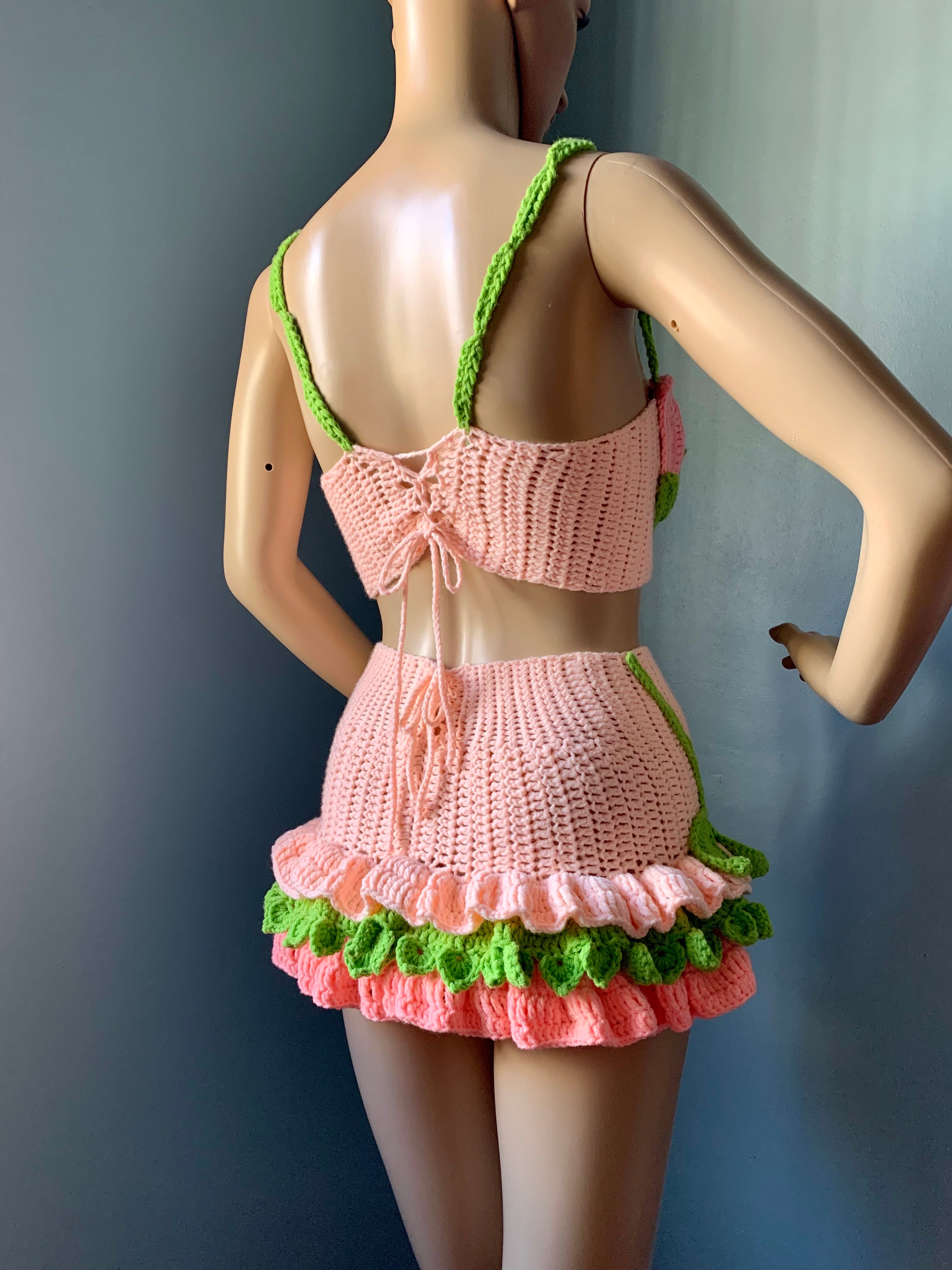 Tulip Crochet Skirt Set – Wild Dandi