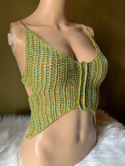 The Sparkling Mariposa Crochet Top