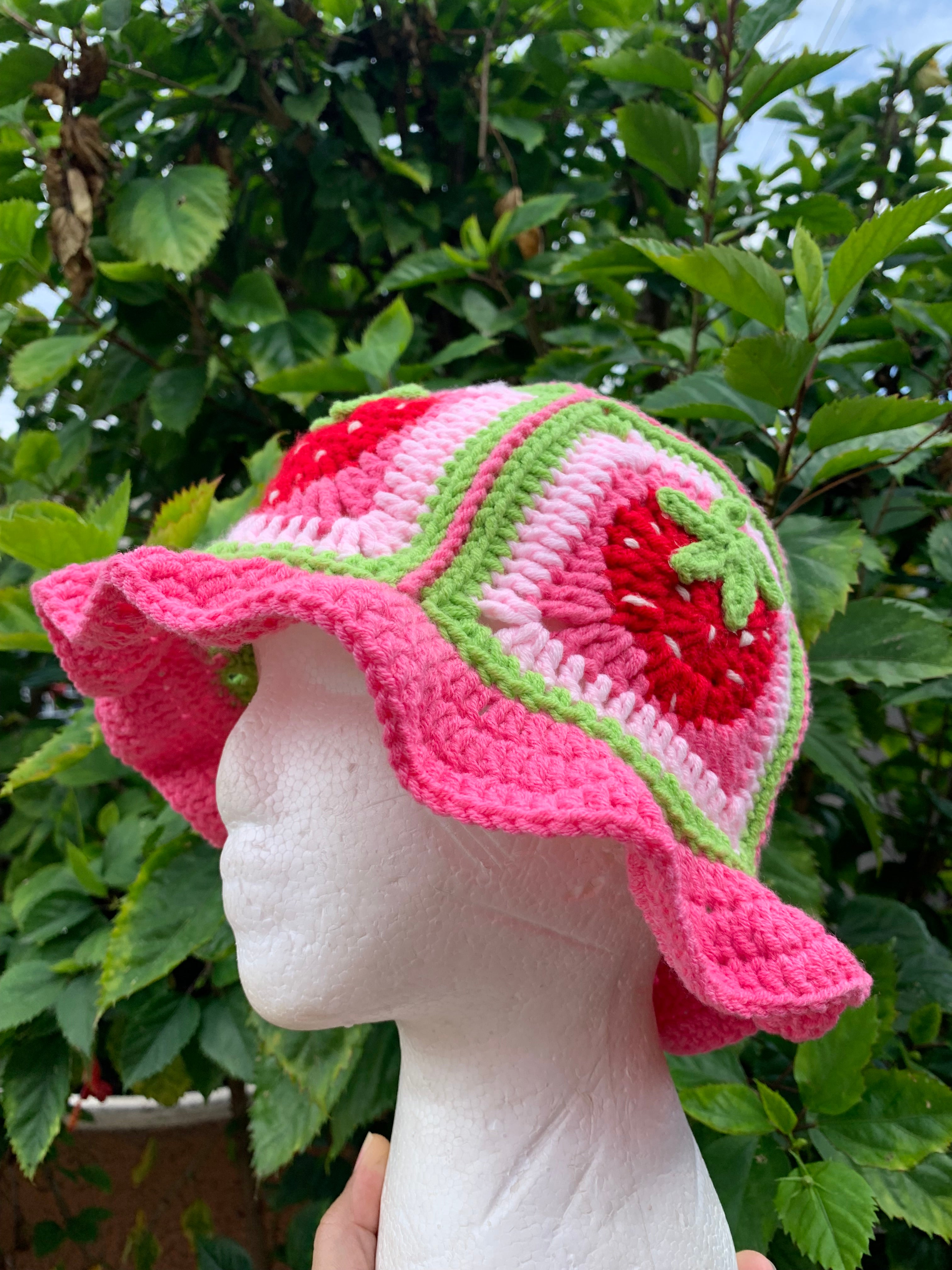 Strawberry Shortcake Crochet Hat – Wild Dandi
