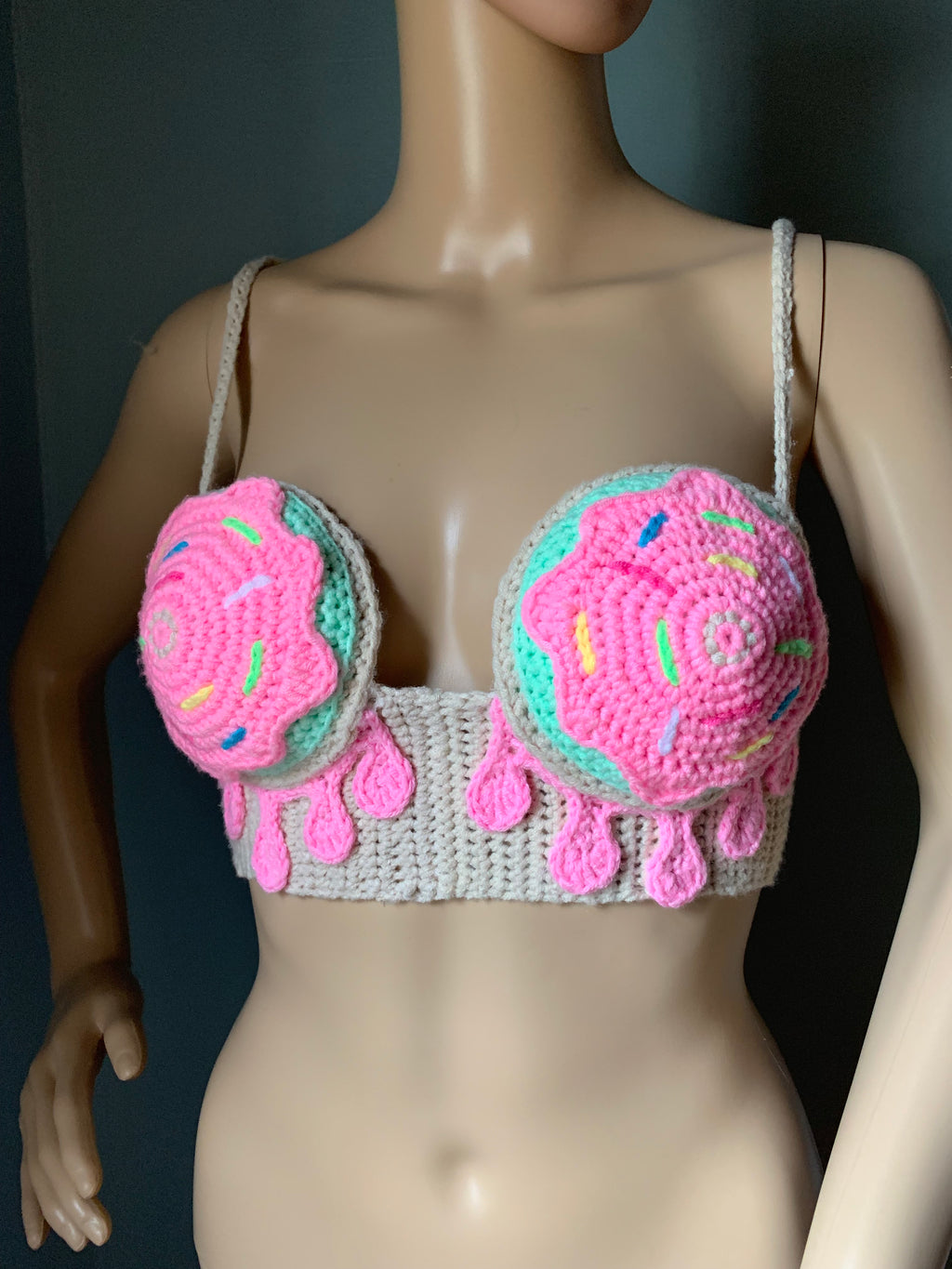 Donut all'uncinetto Bustier