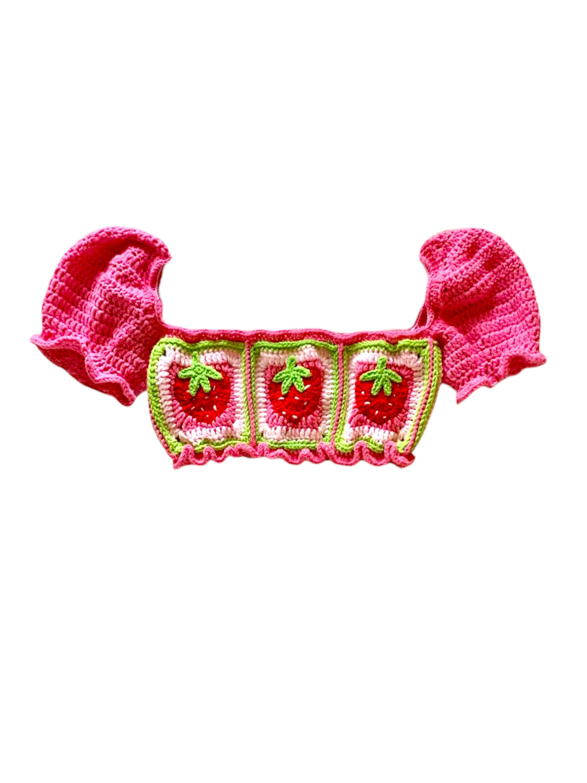 Aardbei Shortcake gehaakte top