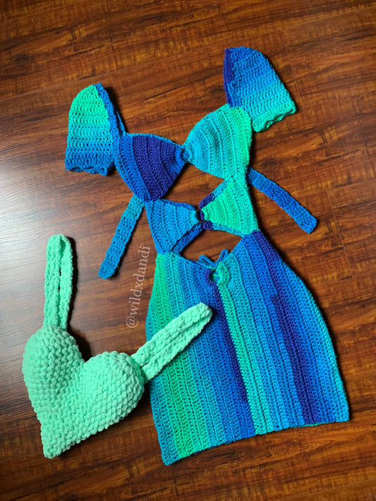 Vestido de crochet de ana