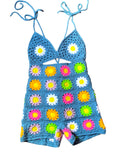 Dandelion Crochet Romper