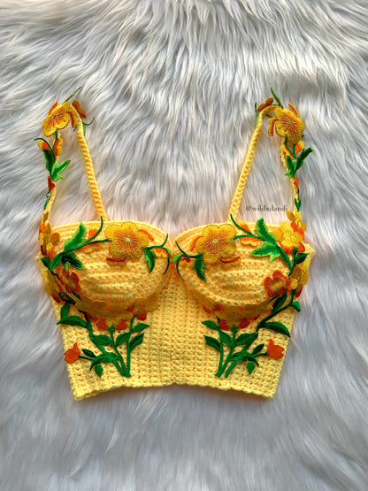 Gardenia Crochet Top
