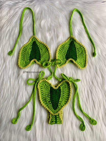 Tilia Leaf Crochet Bikini