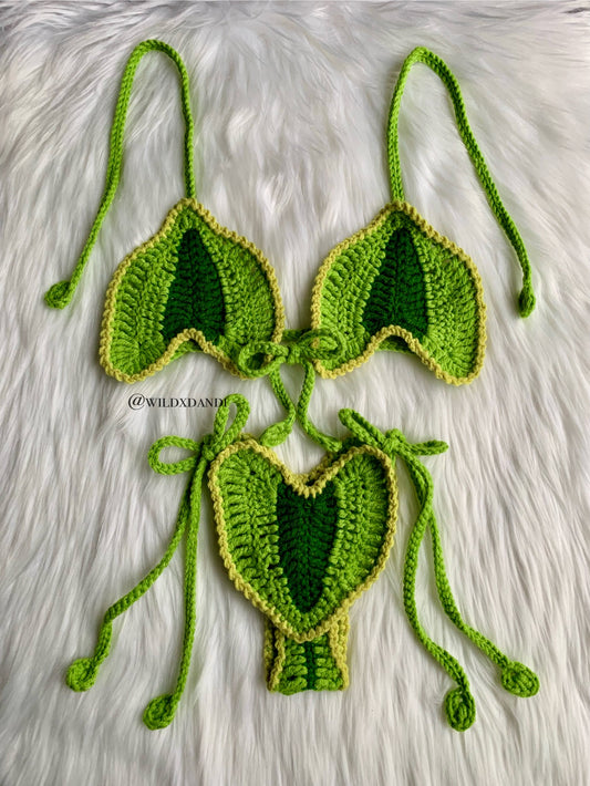 Tilia Leaf Crochet Bikini