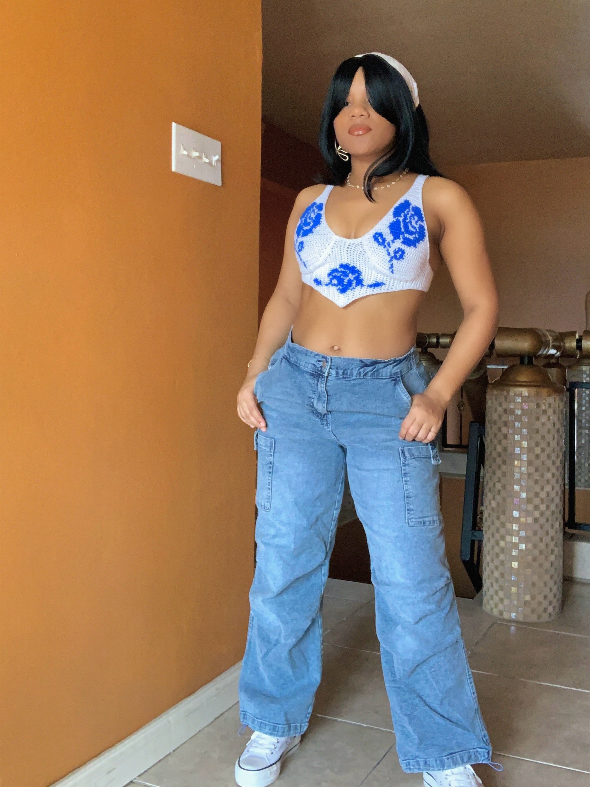 Τοπ με κροσέ Raisa