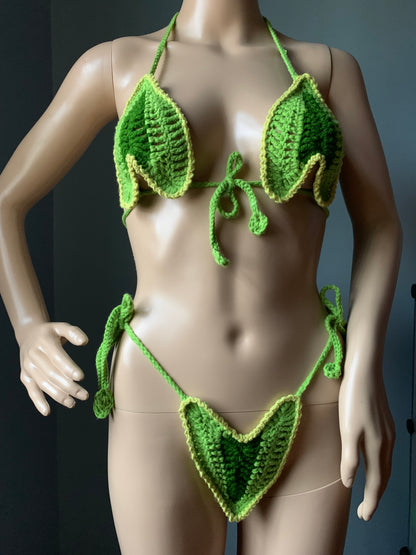 Tilia Leaf Crochet Bikini