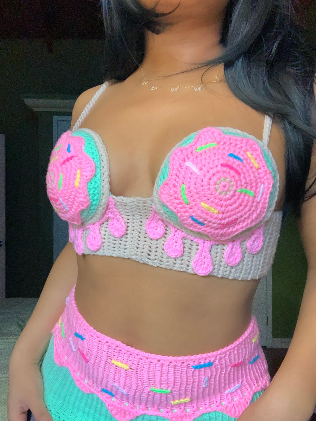 Donut all'uncinetto Bustier