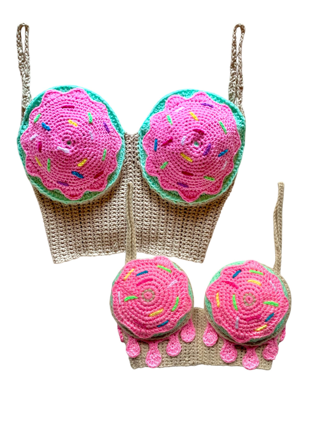 Donut all'uncinetto Bustier