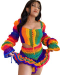 Cocobel Crochet Shorts Set