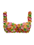 O Bralette Floral de Crochê