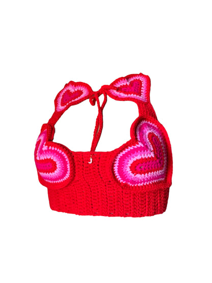 Queen of Hearts Crochet Top