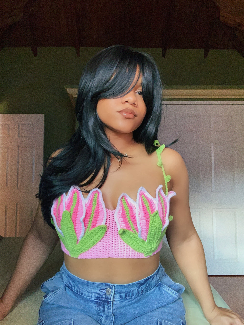 Haut en crochet Lily Star Gazer