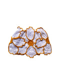 Falda de crochet de nova flor