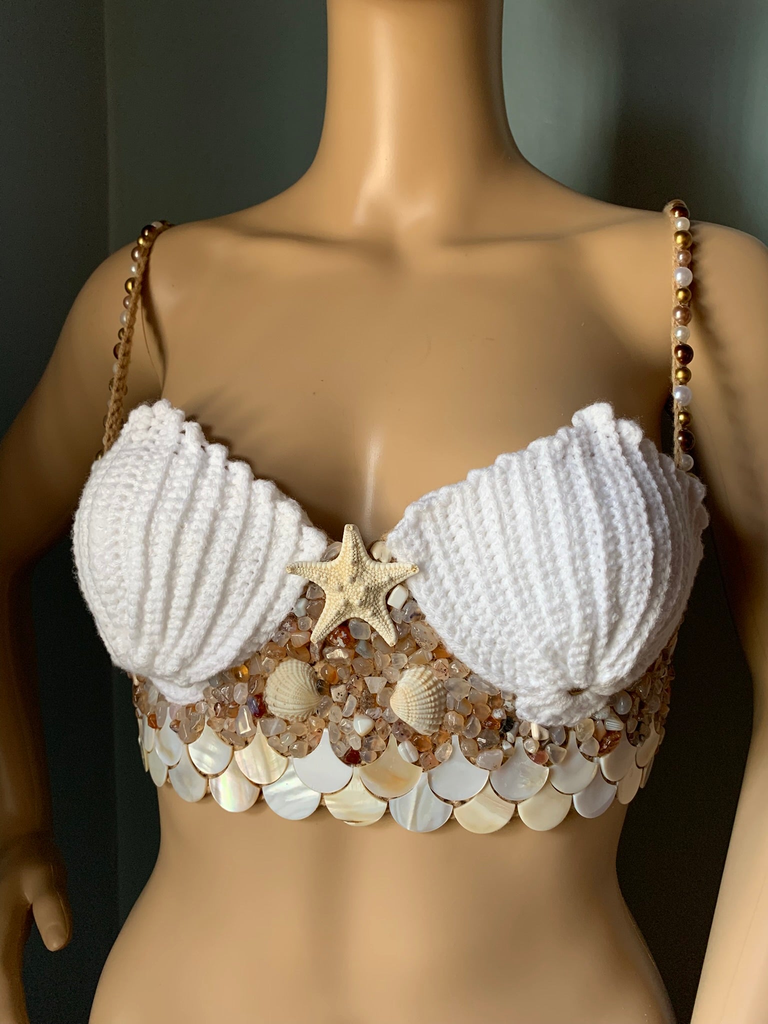 배송 준비 완료 마야 크로셰 탑