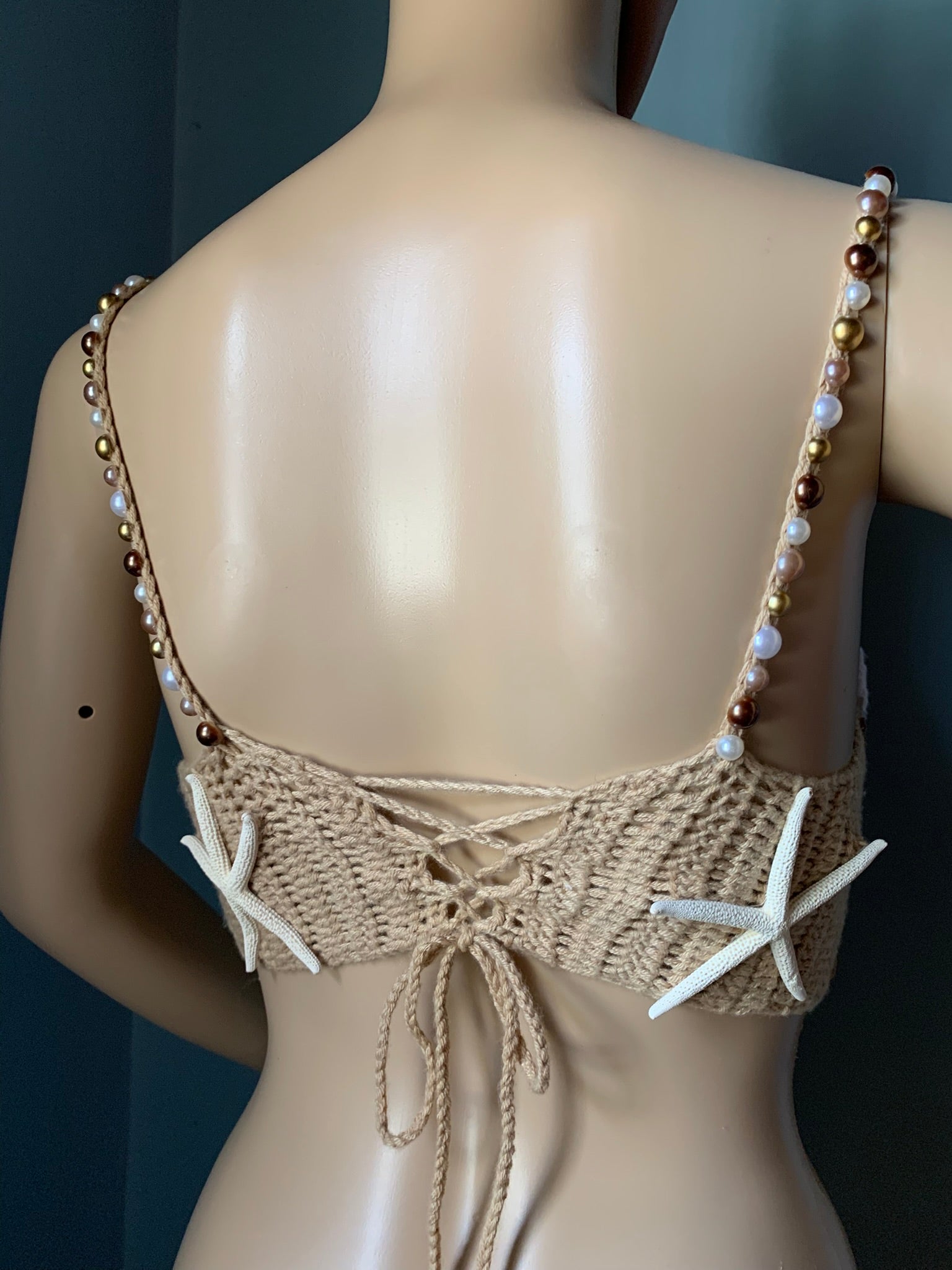 배송 준비 완료 마야 크로셰 탑