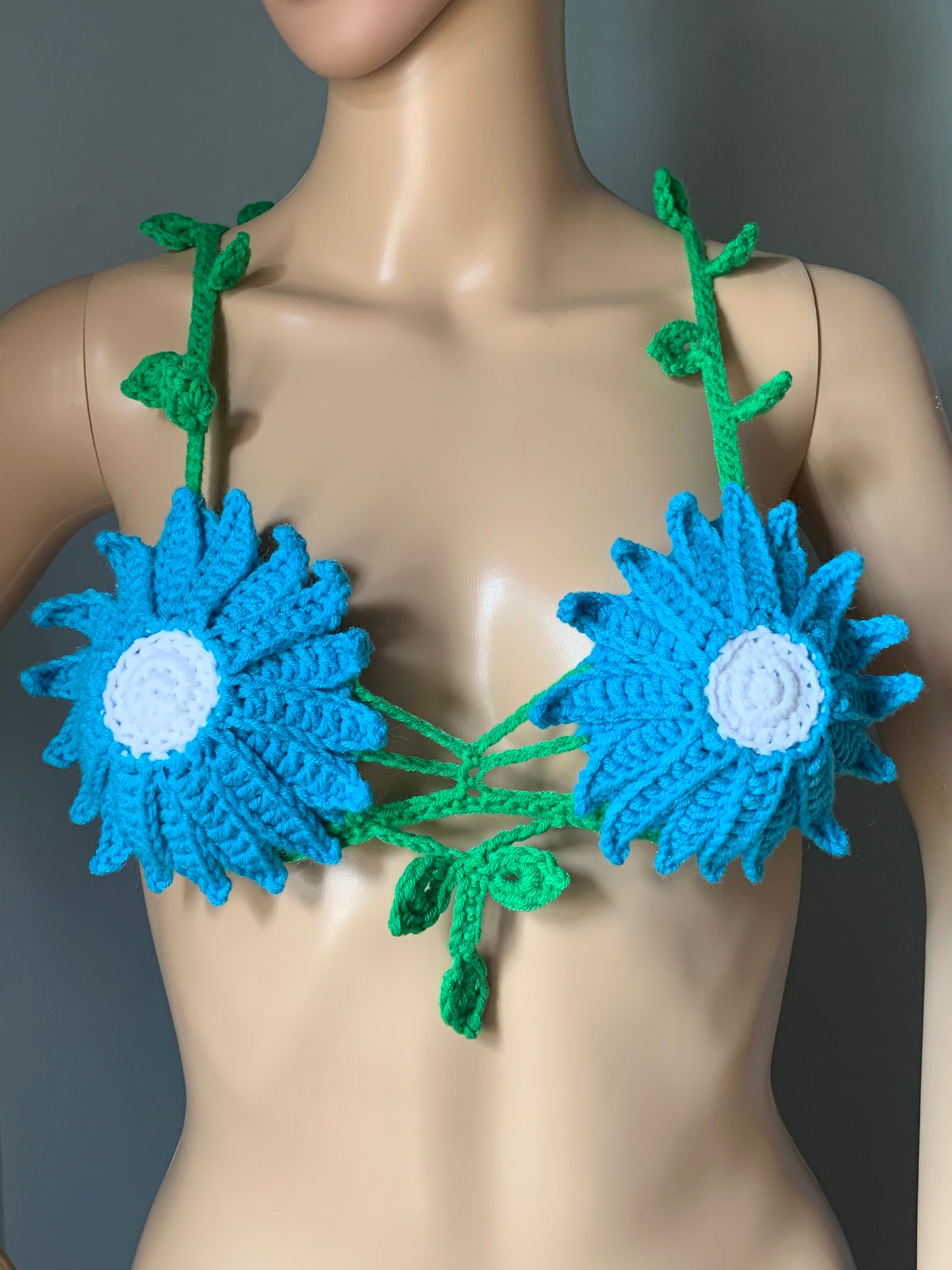 배송 준비 완료 소라 크로셰 브라렛