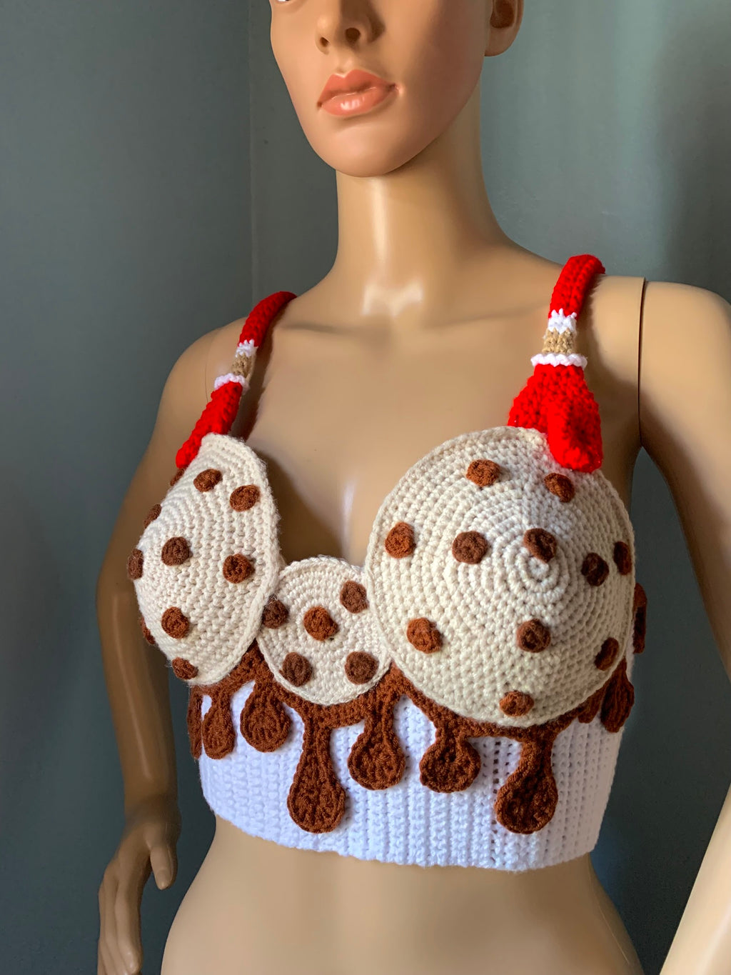 Biscuits n Milk Crochet Top