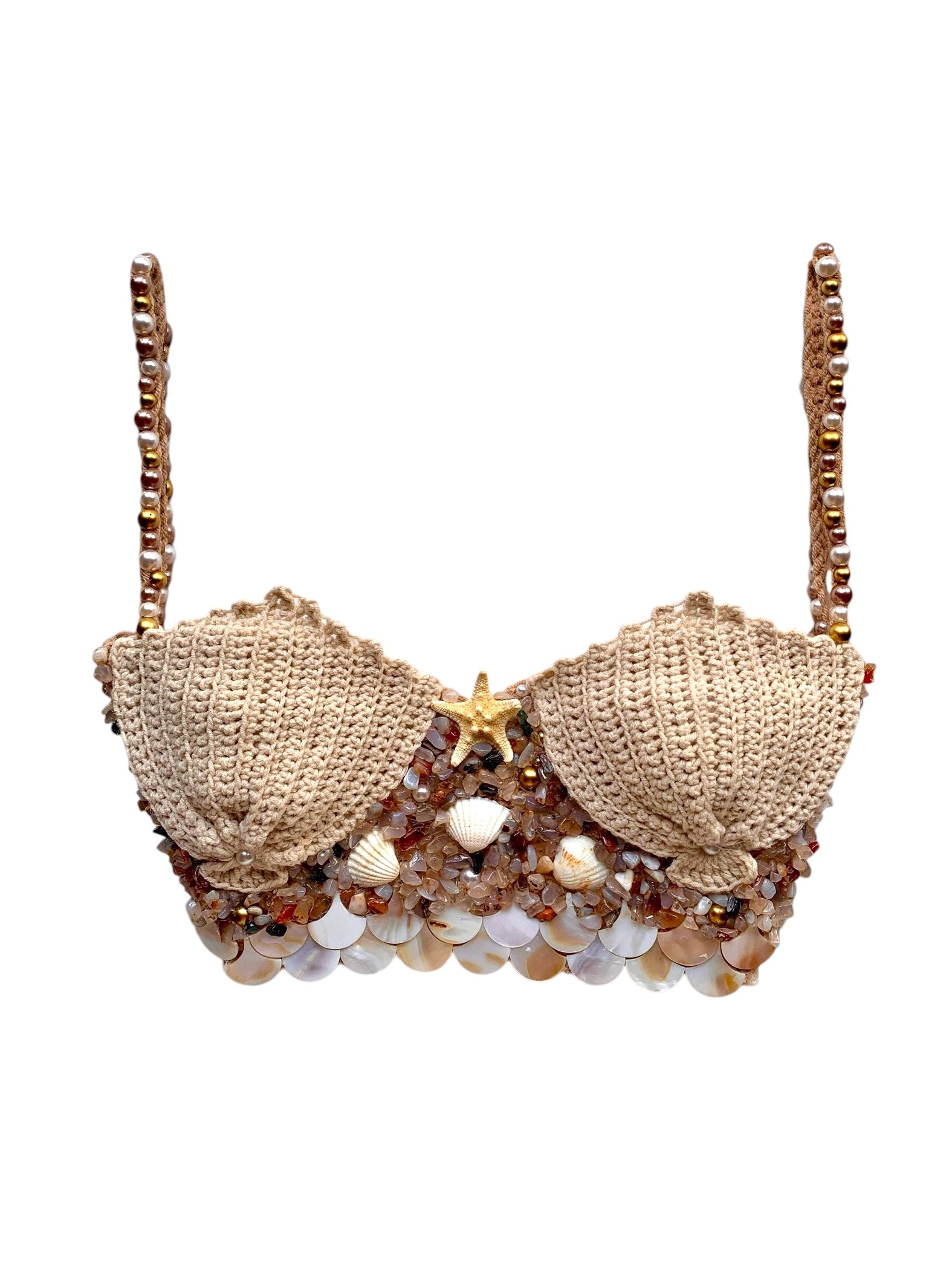 배송 준비 완료 마야 크로셰 탑