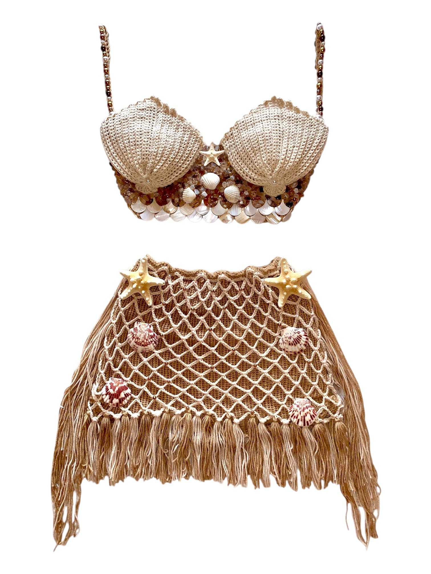 Maya Crochet Skirt Set