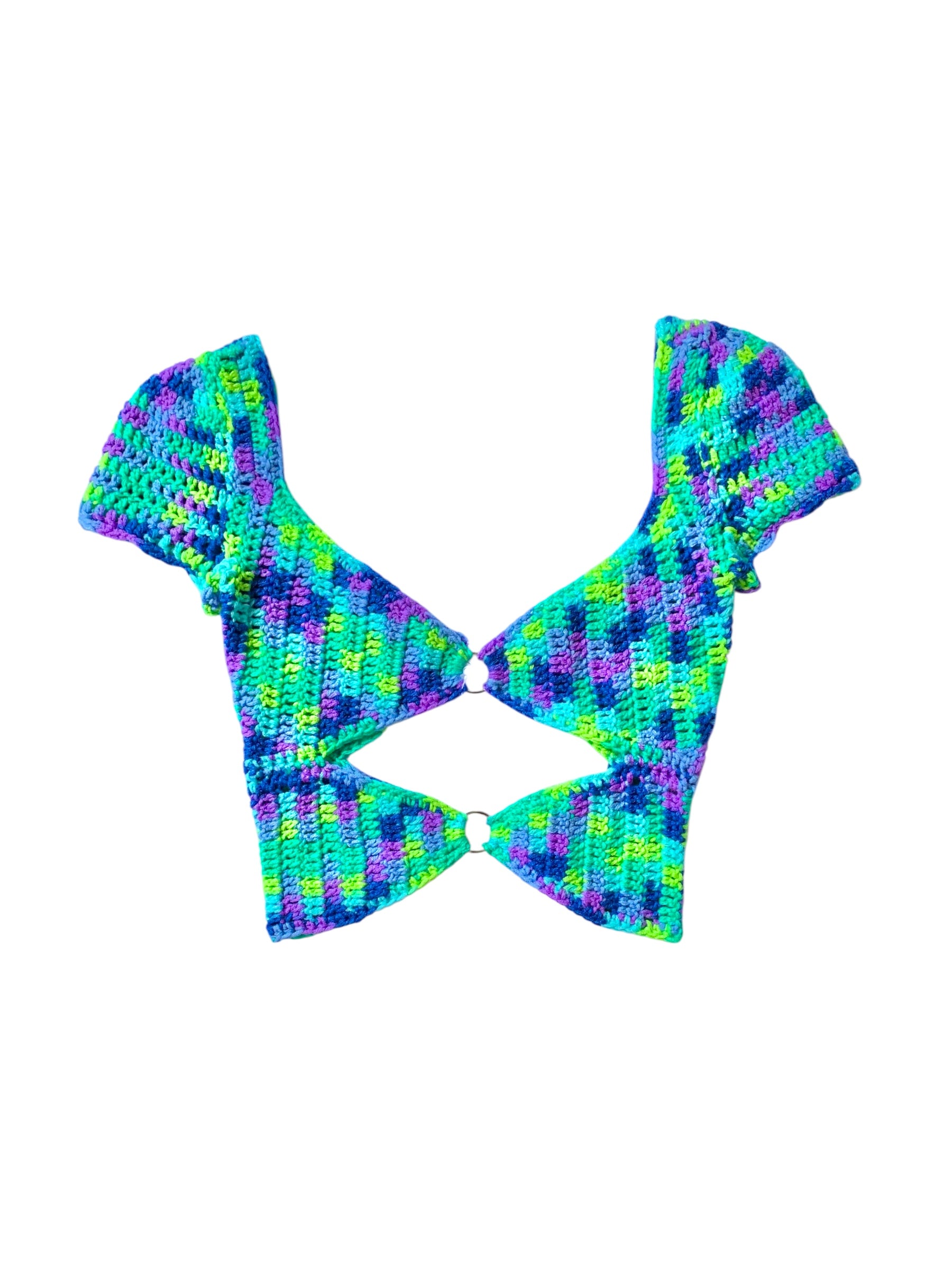 배송 준비 완료 Ana 크로셰 탑