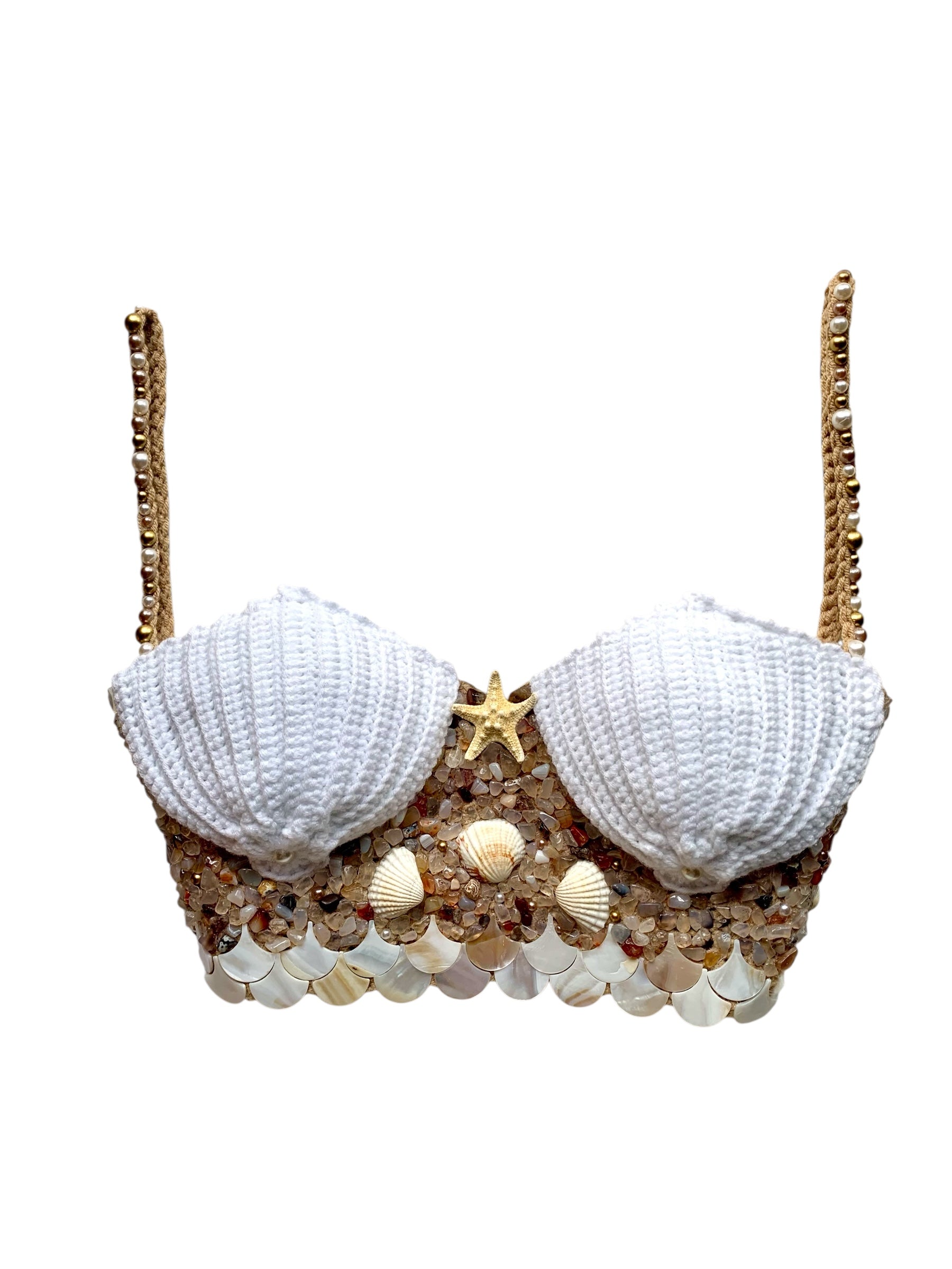 배송 준비 완료 마야 크로셰 탑