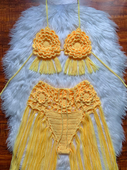 Reena Crochet Bikini 세트