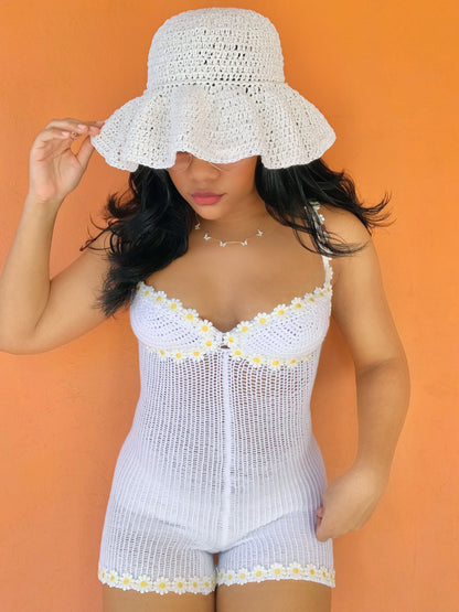 Oopsie Daisy! Knitted Romper