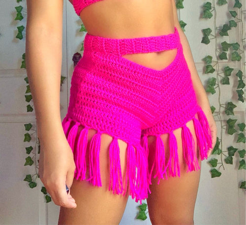 Ares Crochet Shorts
