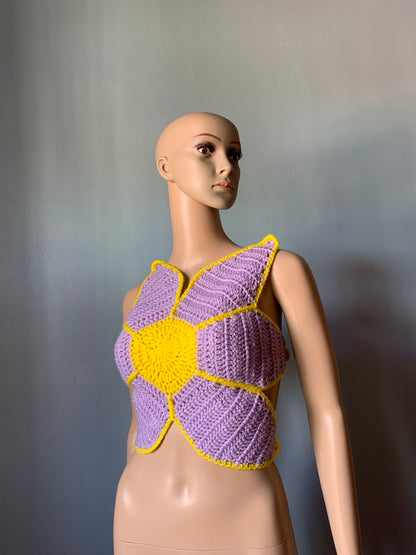 Bloom Crochet Skirt Set