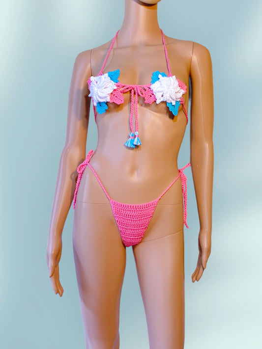 Mikroblütenhäkeln Bikini
