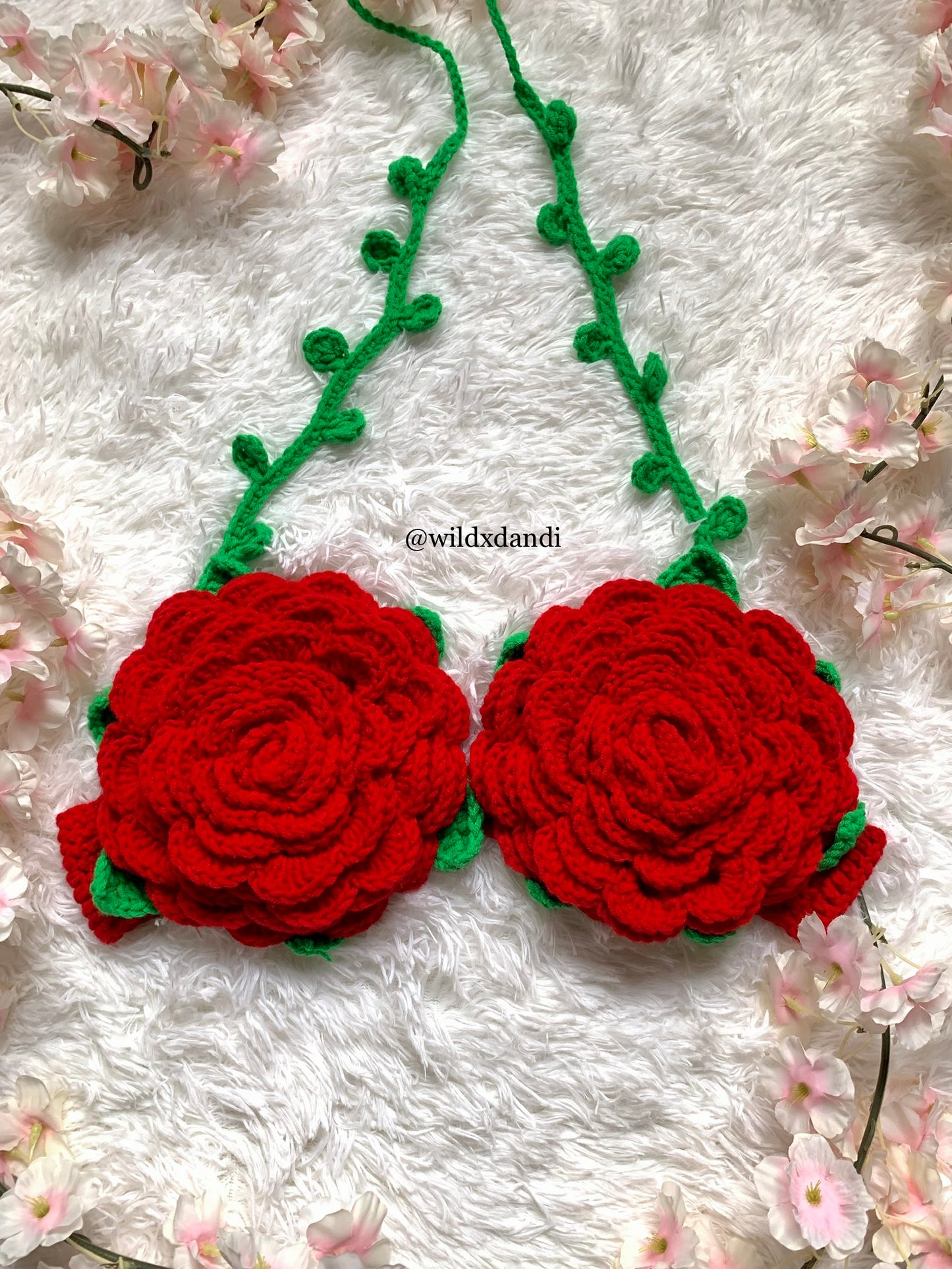 Rose Crochet Bralette