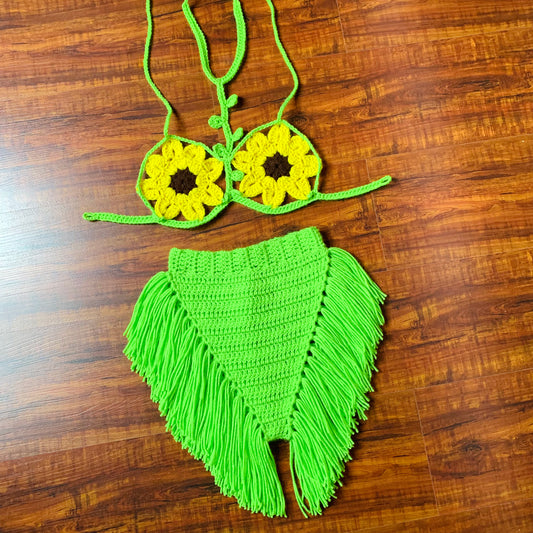 Flower Queen Crochet Shorts