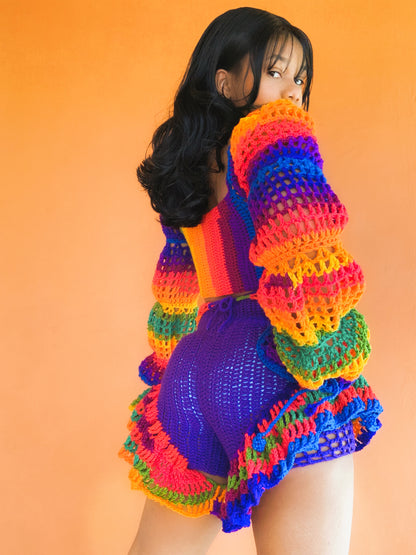 Cocobel Crochet Shorts Set