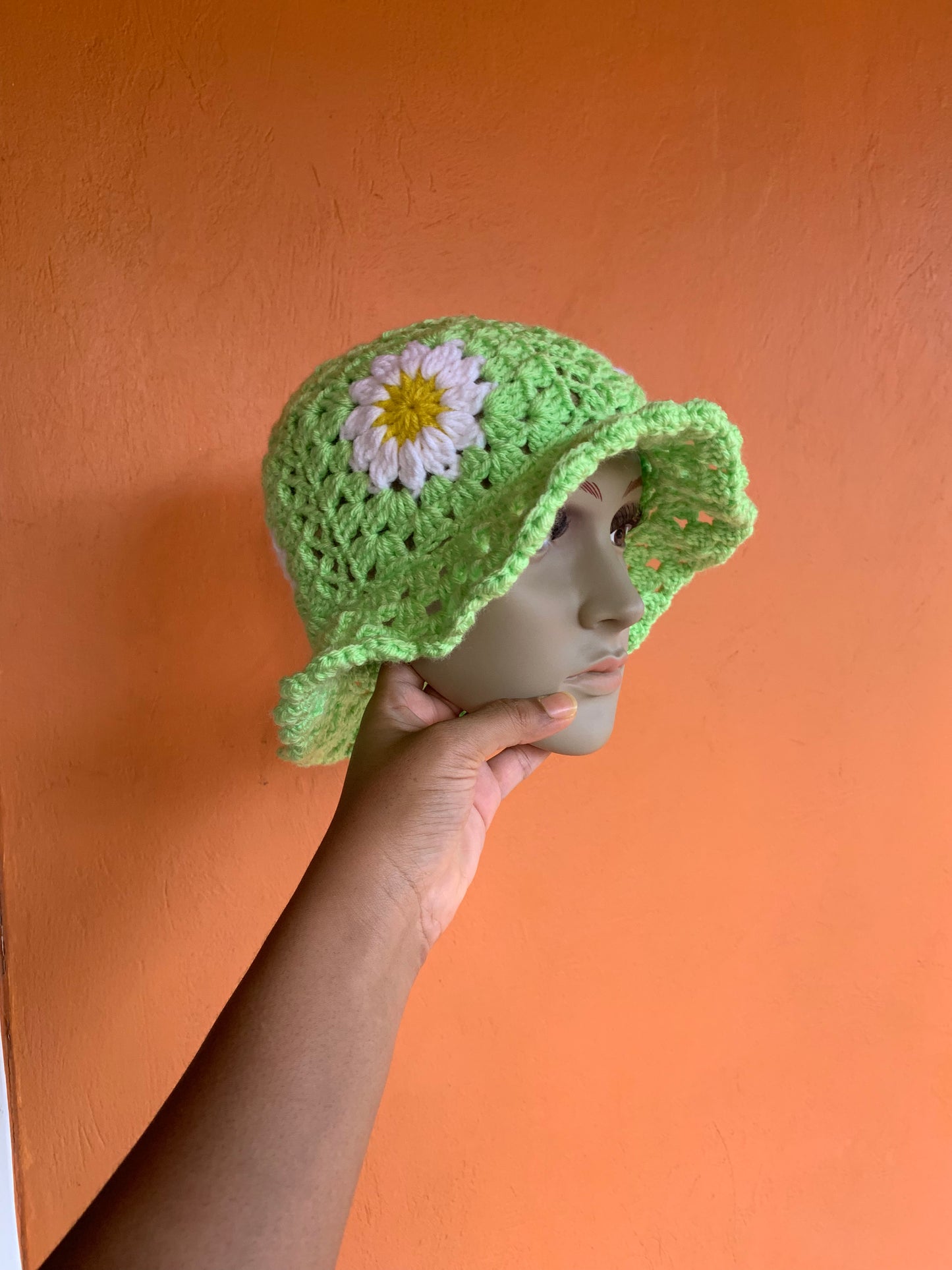Crochet Flower Hat