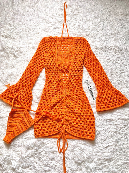 Pia Crochet Dress Set